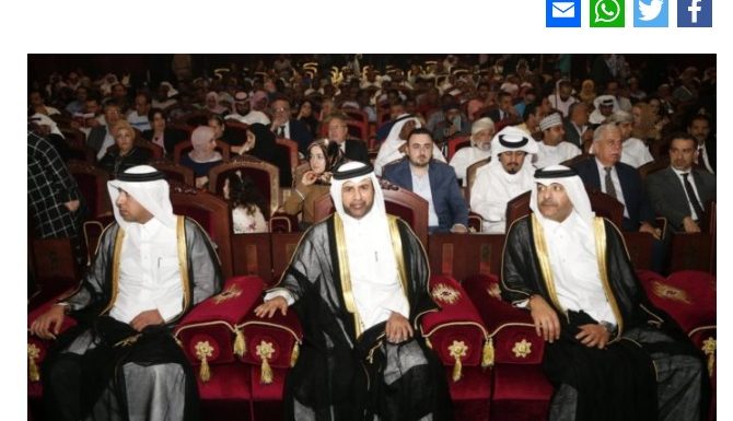 انطلاق فعاليات حفل ختام الدورة الخامسة من مهرجان كتارا للرواية العربية